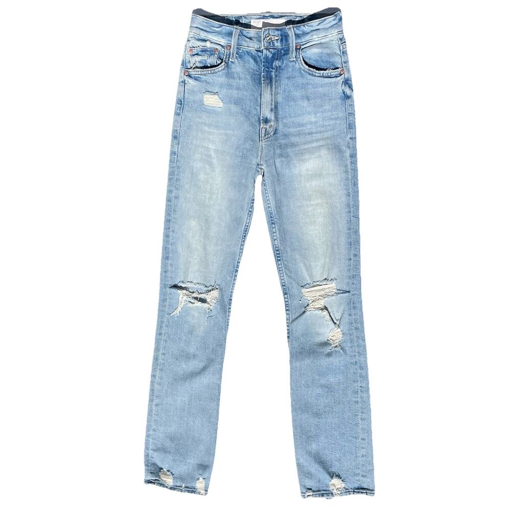 Mother Superior High Waisted Rider Skim In The Confession Womens 24 Distressed